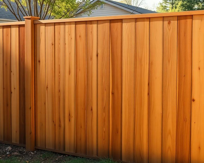 Six foot residential privacy fence in Raleigh, NC home